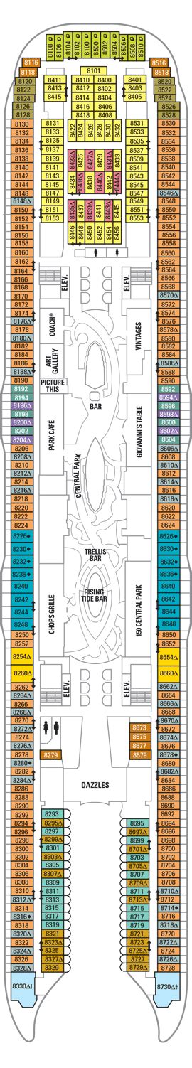 oasis of the seas deck plans|Deck 8 .